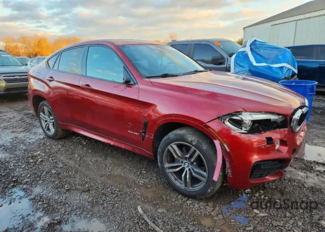2017 BMW X6 xDrive35I z USA, uszkodzony, nr VIN 5UXKU2C33H0U29027